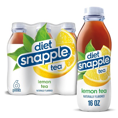 Diet Snapple Lemon Tea - 6pk/16 fl oz Bottles