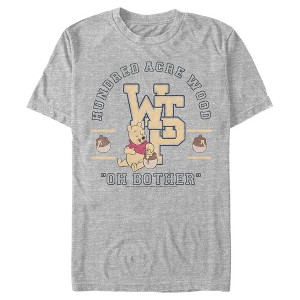 Men's Winnie the Pooh Bear Collegiate T-Shirt - 1 of 4