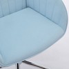 PAGED Adjustable Office Chair Contemporary Desk Chair Ergonomic Swivel Chair with Sturdy Silver Base and Soft Cushion for Office, Bedroom - 4 of 4