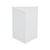 Modern Corner Storage Cabinet With Adjustable Shelves 2 Doors Triangle Freestanding Floor Cabinet For Living Room Small Space - 3 of 4