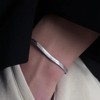 Chery Life Edgy Blade Charm Bracelet, Gothic Industrial-Style Chain Bracelet - 2 of 4