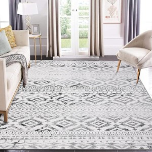 Bohemian Vintage Rug, Hallway Runner, Machine Washable Indoor Rug, Non-Slip Low-Pile Rug, Kitchen, Entryway, Laundry Room - 1 of 4