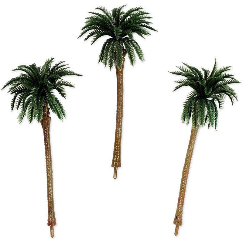 Bright Creations 15 Pieces Miniature Model Palm Trees for Dioramas, Arts and Crafts (5 Sizes), 5 of 8
