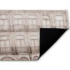 Stupell Industries Pretty Beige Windows Architecture Printed Outdoor Door Mat, design by Erin Marie, 18"x30" - 2 of 4