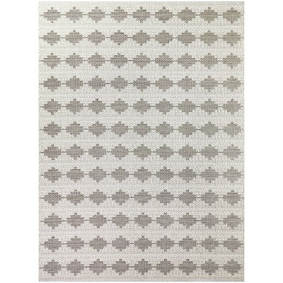 5'x7' Geo Outdoor Rug Gray - Project 62™