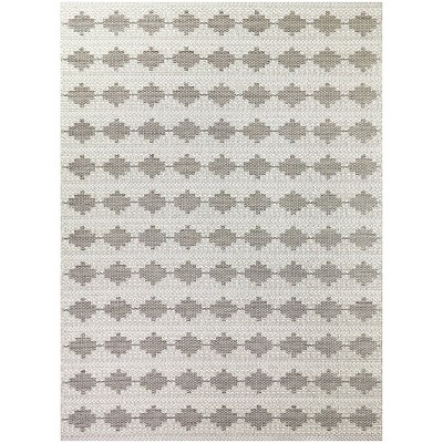 5'x7' Geo Outdoor Rug Gray - Project 62™