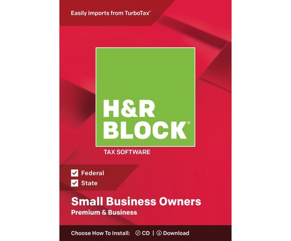 H&R Block Tax Software Premium & Business 2018