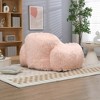 LOVMOR 53"Bean Bag Chair Lazy Sofa Bean Bag Chair Adult, Teen High Density Foam Padded Modern Accent Chair Comfortable Living Room, Bedroom Chair - 3 of 4