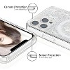 SaharaCase Sparkle Case with MagSafe for Apple iPhone 13 Pro Clear Silver (CP00151) - 3 of 4