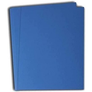 Hamilco Colored Cardstock Paper 11" x 17" Cobalt Blue Color Card Stock Paper 50 Pack - 1 of 4