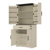 ORRD Modern wooden cabinet with sturdy frame. Fits living room, entryway, bedroom, hallway & office. Features LEDs and a drawer. - 4 of 4