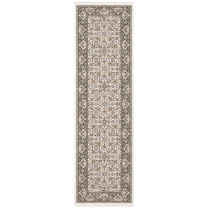 Oriental Weavers Maharaja 2061N Ivory/ Grey Indoor Area Rug - 2'3" x 7'6" - 1 of 4