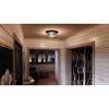Urban Ambiance Luxury Vintage Ceiling Fixture,  6.75"H x 14"W,  Charcoal Finish, UHP2423 - 2 of 4