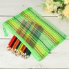 Unique Bargains Mesh Document Pencil Home Office Storage Zipper Pouches 6 Pcs - 3 of 3