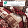 Rustic Woodland Printed Reversible Quilt Set - Great Bay Home - 3 of 4