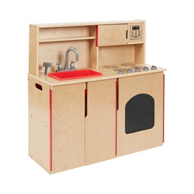 Insten Mini Modern Kitchen Playset With Refrigerator, Stove, Sink,  Microwave And Doll : Target