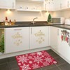 Welcome Doormat Christmas Door Mat Washable Xmas Snowflakes Pattern Floor Mats Non-Skid Doormat - 2 of 4