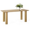 Modern 67" Rectangle Dining Table,Solid Wood Dining Room Table for 6 with Wood Legs for Dining Room,Kitchen,Farmhouse - Maison Boucle - 2 of 4