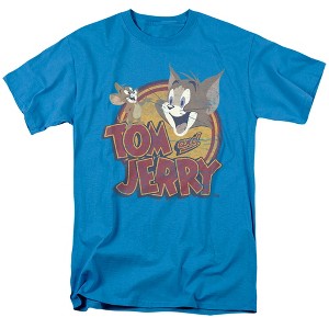 Men's Tom And Jerry Water Damaged T-Shirt - 1 of 4