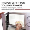 Impresa 11.25" Replacement Microwave Glass Plate - Clear Turntable Tray - 2 of 4