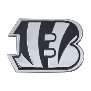 NFL Cincinnati Bengals 3D Chrome Metal Emblem - 1 of 3