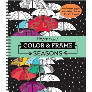 Color & Frame - Seasons (Adult Coloring Book) - by  New Seasons & Publications International Ltd (Spiral Bound) - 1 of 1