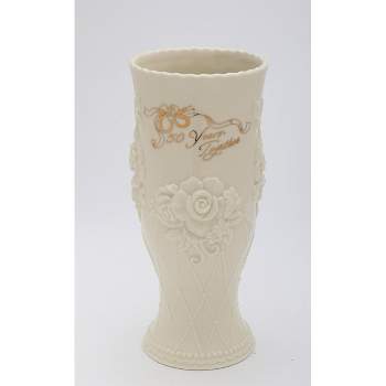 Kevins Gift Shoppe Ceramic 50th Anniversary Flower Vase