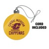 Central Michigan University Chippewas Acrylic Christmas Tree Holiday Ornament - 3 of 4