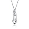 Guili Pendant Necklace, Heart Lock and Key Charm, Romantic & Symbolic, Perfect for Everyday Wear and Meaningful Gift-Giving Occasions - 2 of 2