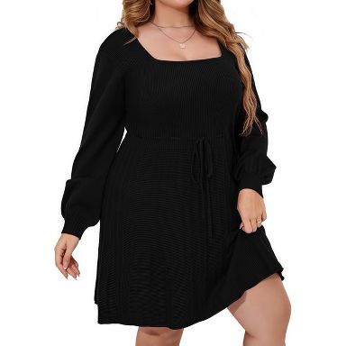fall dress plus Plus Size Autumn Queen Chiffon Maxi Dress 3