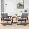 CAVINAS Upholstered Accent Chair with Extra-Thick Backrest,Lounge Chair,Modern Wingback Chair for Bedroom,Reading Room - 2 of 4