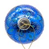 Kurt Adler 80MM Glass Purple and Blue Peacock Ball Ornaments, beautifully packaged in a 6-piece box - 3 of 4