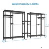 VIPEK V22S Garment Rack Heavy Duty Clothes Rack Large Portable Wardrobe Clothes Closet, Max Load 1600lbs - 4 of 4