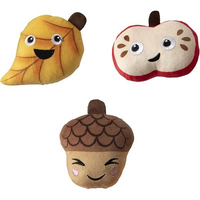 Fringe Studio Plush Dog Toy, Falling for You, 3 Piece Set, Pet Shop Collection (289540)