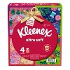 Kleenex 4 Pack/60ct Each Facial Tissue + 2 Pack/100ct Each Facial Tissue + 55ct Each Paper Towels - 2 of 4
