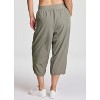 RBX Active Women's Cargo Style Capri Pants, Quick Drying Adjustable Leg Cropped Jogger Pant for Casual Wear, Hiking, Workouts - 2 of 4