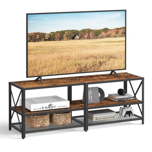 Vasagle Tv Stand Industrial Entertainment Center Modern Tv Console With ...