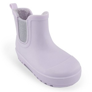 BEARPAW Toddler Chelsea Rain Boots with Faux-Fur Lining - 1 of 4