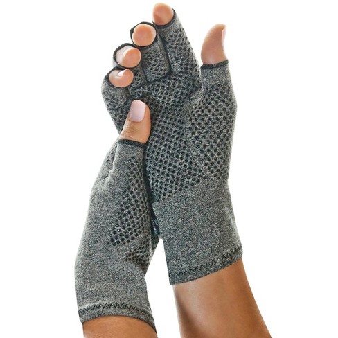 Copper Joe Arthritis Half Finger Gloves - For Gaming, Wrist