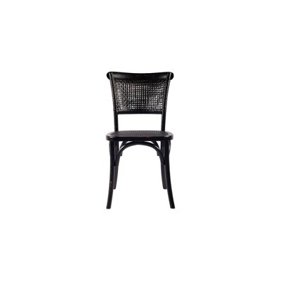 Set of 2 Ugashik Dining Chairs Antique Black - Alder Bay