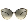 Fendi Sunglasses Women's Cat Eye Black-Gold/Grey Gradient Lenses 60mm  716736218076