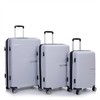 FATMOON Hardshell Suitcase Double Spinner Wheels PP Luggage Sets Lightweight Durable Suitcase with TSA Lock, Set of 3(20/24/28) - 2 of 4
