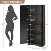 60" Tall Kitchen Pantry Cabinet with 2 Doors, Adjustable Shelves, Freestanding Storage Cupboard - 2 of 4