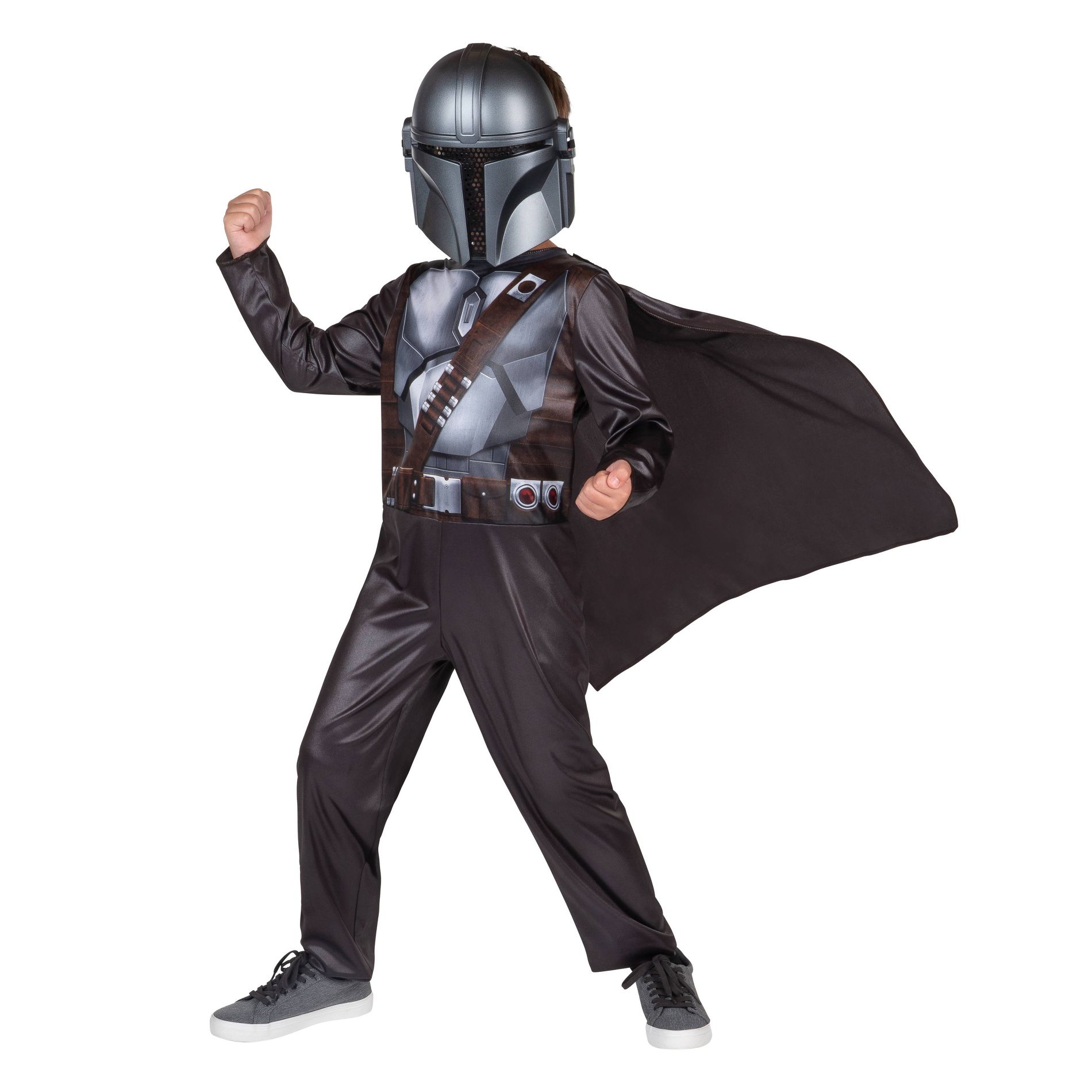 Star Wars Boys' The Mandalorian Costume Apparel Set S