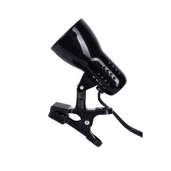 Cresswell Lighting 5" Mini Clip Table Lamp Black (Includes LED Light Bulb)