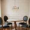 ALOADECOR  5 Lights 20" Modern Glam Antique Gold Crystal Tiered Chandelier Luxury Ceiling Light  For Dining Room & Bedroom  & Entryway - 4 of 4