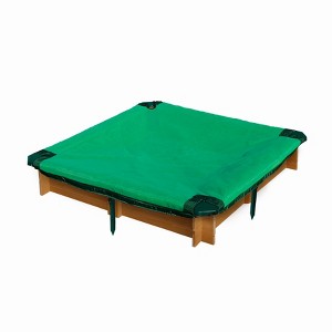Gorilla Playsets Interlocking Sandbox with Cover - 1 of 4