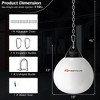 Costway 18'' 110Lbs Heavy Water Filled Punching Aqua Training Boxing Bag Home Gym Hook Black/Red/White/Blue - 3 of 4