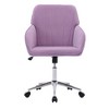 CAVINAS Adjustable Office Chair, Velvet Home Office Desk Chair, Ergonomic Office Chair, Swivel Chair, Backrest Seat, Desk Chair Comfy - 3 of 4