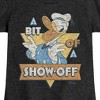 Girls' - Disney - Donald Bit Of A Show Off Fitted Short Sleeve Graphic T-Shirt - 2 of 4